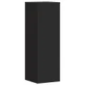 Supports pour plantes 2 pcs noir 33x33x100 cm bois d'ingénierie