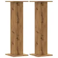 Supports pour plantes 2 pcs chêne artisanal bois d'ingénierie