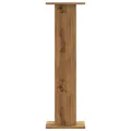 Supports pour plantes 2 pcs chêne artisanal bois d'ingénierie