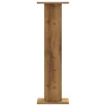 Supports pour plantes 2 pcs chêne artisanal bois d'ingénierie