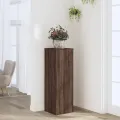 Support pour plantes chêne brun 33x33x100 cm bois d'ingénierie