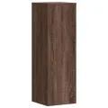 Support pour plantes chêne brun 33x33x100 cm bois d'ingénierie