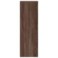 Support pour plantes chêne brun 33x33x100 cm bois d'ingénierie
