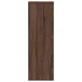 Support pour plantes chêne brun 33x33x100 cm bois d'ingénierie