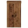 Supports pour plantes 2 pcs vieux bois bois d'ingénierie