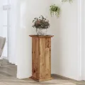 Support pour plantes vieux bois 33x33x80 cm bois d'ingénierie