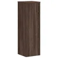 Supports pour plantes 2 pcs chêne marron bois d'ingénierie