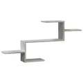 Étagère murale gris béton 104x15x49 cm bois d'ingénierie
