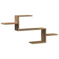 Étagère murale chêne artisanal 104x15x49 cm bois d'ingénierie