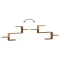 Étagère murale chêne artisanal 104x15x49 cm bois d'ingénierie