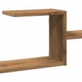 Étagère murale chêne artisanal 104x15x49 cm bois d'ingénierie