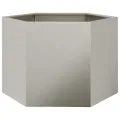 Jardinière hexagone 69x60x45 cm acier patinable