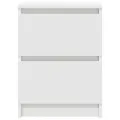 Meuble TV blanc 40x35x54 cm bois d'ingénierie