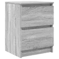 Meuble TV sonoma gris 40x35x54 cm bois d'ingénierie