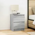 Meuble TV sonoma gris 40x35x54 cm bois d'ingénierie