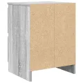 Meuble TV sonoma gris 40x35x54 cm bois d'ingénierie