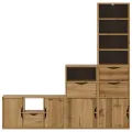 Meubles TV 4 pcs avec rangement ODDA bois de pin massif