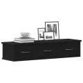 Armoire murale chêne noir 88x26x18,5 cm bois d'ingénierie