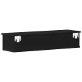 Armoire murale chêne noir 88x26x18,5 cm bois d'ingénierie