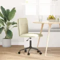 Chaise de salle à manger Crème Similicuir