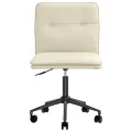Chaise de salle à manger Crème Similicuir