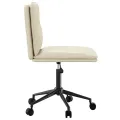 Chaise de salle à manger Crème Similicuir