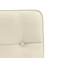 Chaise de salle à manger Crème Similicuir
