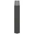 Pieds de table basse forme de U 2 pcs anthracite 40x(30-31) cm