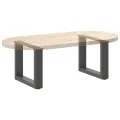 Pieds de table basse forme de U 2 pcs anthracite 40x(30-31) cm