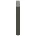 Pieds de table basse forme de U 2 pcs anthracite 60x(42-43) cm