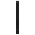 Pieds de table basse noir 2 pcs 90x(72-73) cm acier