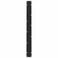 Pieds de table basse noir 2 pcs 90x(72-73) cm acier