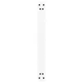 Pieds de table basse forme de U 2 pcs blanc 60x(30-31) cm acier