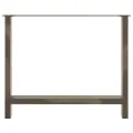 Pieds de table basse acier naturel 2 pcs 100x(72-73) cm acier