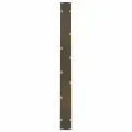 Pieds de table basse acier naturel 2 pcs 100x(72-73) cm acier