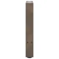 Pieds de table basse acier naturel 2 pcs 38x(42-43) cm acier