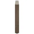 Pieds de table basse acier naturel 2 pcs 70x(42-43) cm acier
