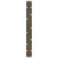 Pieds de table basse forme de U 2pcs acier naturel 60x(30-31)cm