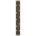 Pieds de table basse acier naturel 2 pcs 60x(42-43) cm acier