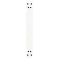 Pieds de table basse forme de U 2 pcs blanc 50x(42-43) cm acier