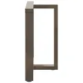 Pieds de table à manger forme de T 2 pcs 70x35x(72-73) cm acier