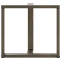 Pieds de table à manger forme de T 2 pcs 70x35x(72-73) cm acier