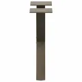 Pieds de table basse forme de X 2pcs acier naturel 37x(30-31)cm