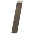 Pieds de table basse forme de U 2pcs acier naturel 28x(42-43)cm