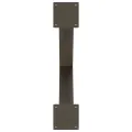 Pieds de table à manger forme de X 2 pcs 70x(72-73) cm acier