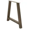 Pieds de table basse forme de A 2 pcs 90x(72-73) cm acier