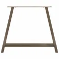 Pieds de table basse forme de A 2 pcs 90x(72-73) cm acier
