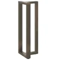 Pieds de table de bar forme de T 2 pcs 40x35x(110-111) cm acier