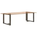 Pieds de table à manger forme de T 2 pcs 90x35x(72-73) cm acier