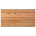 Table à manger marron clair bois de chêne massif rectangulaire